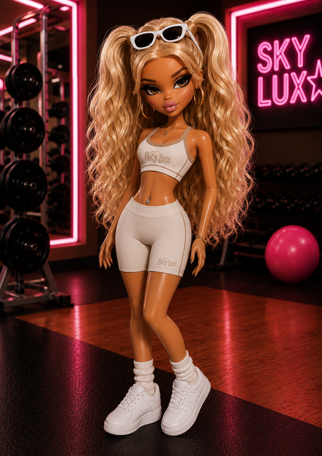 DOUBLE TROUBLE TAN TOP