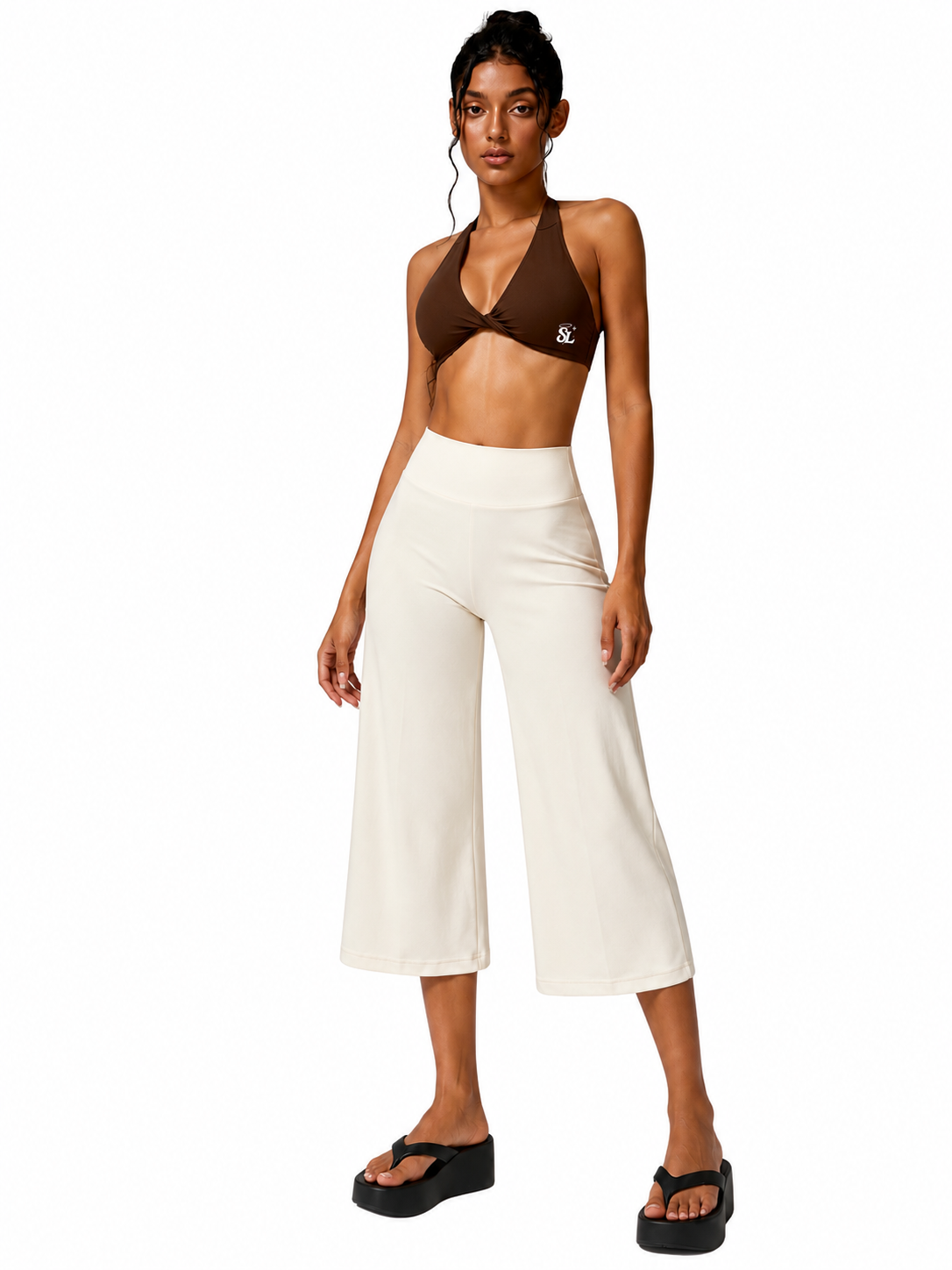 CAPRI FLARED BOTTOMS- CREAM
