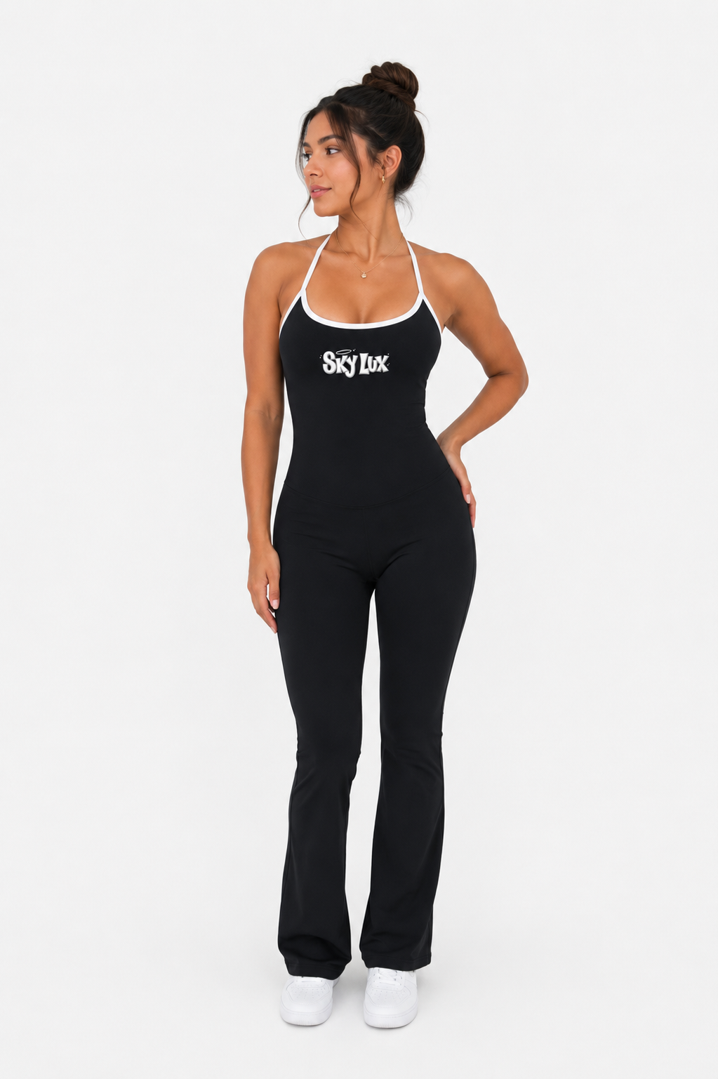DOLLED UP BODYSUIT- JET BLACK