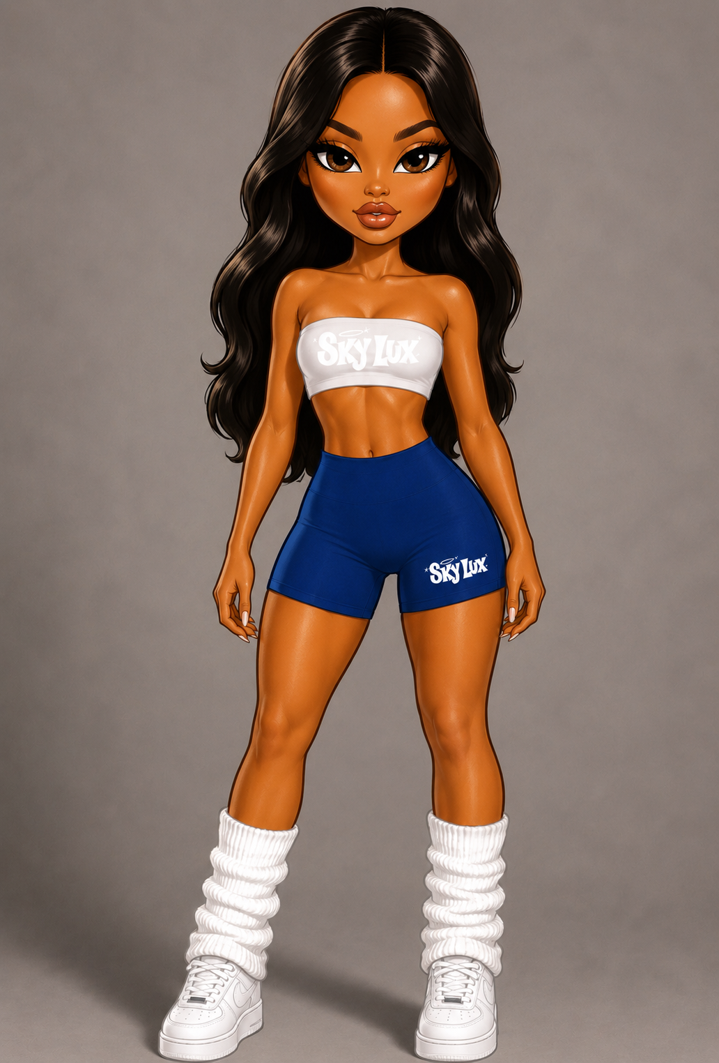 DOLL SHORTS -BLUE