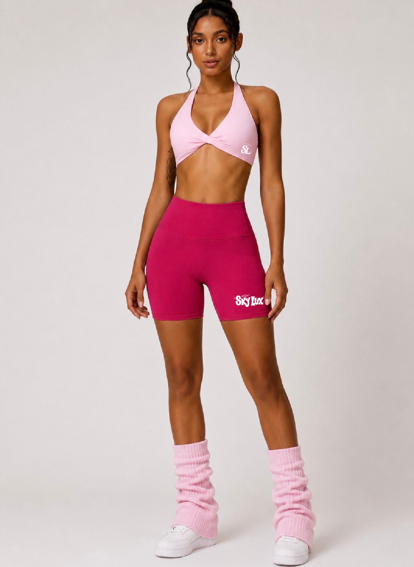 PINK PLEASE SPORTS BRA