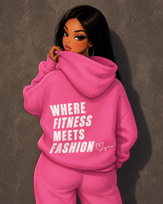 FXF HOODIE-PINK