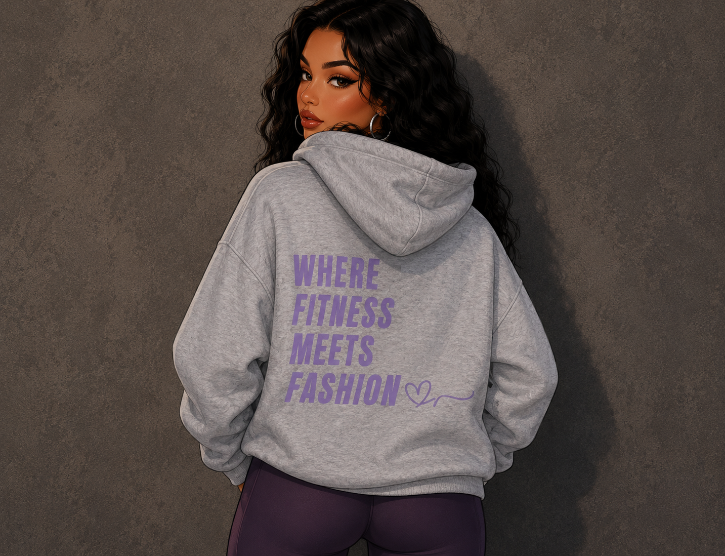 FXF HOODIE-HEATHER GREY