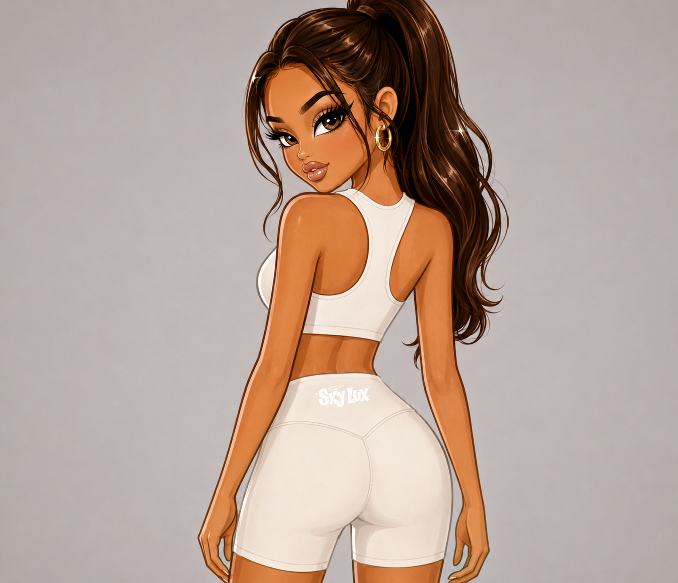 GLOW GETTER SHORTS - CREAM