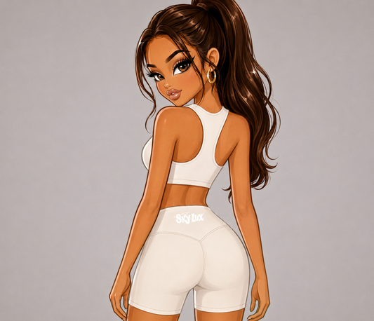 GLOW GETTER SHORTS - CREAM
