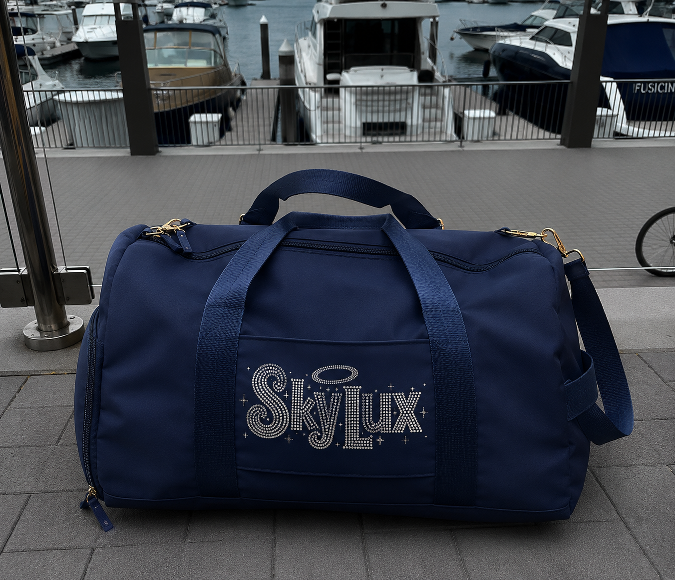 ANGEL GYM BAG-NAVY