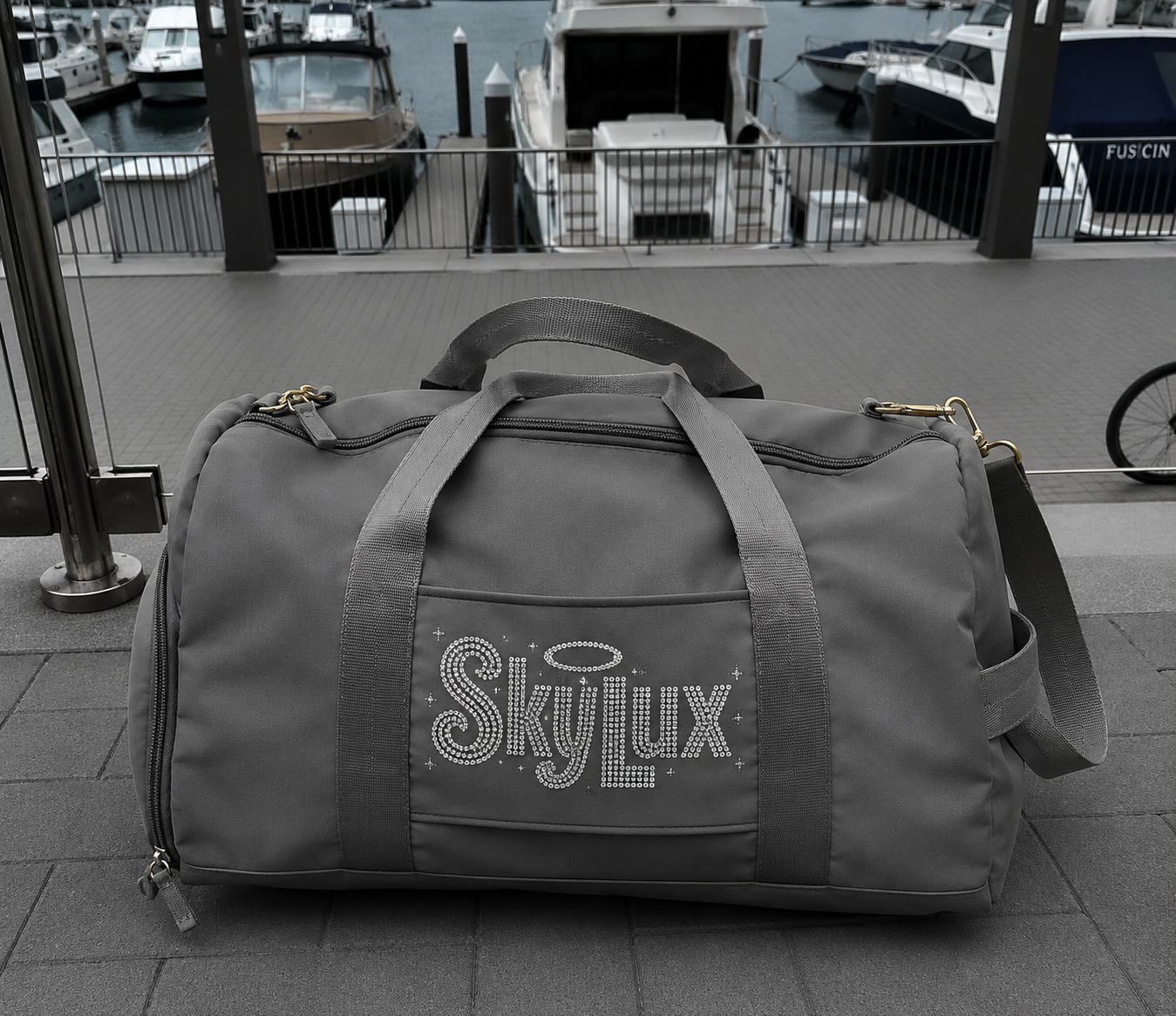 ANGEL GYM BAG-GREY