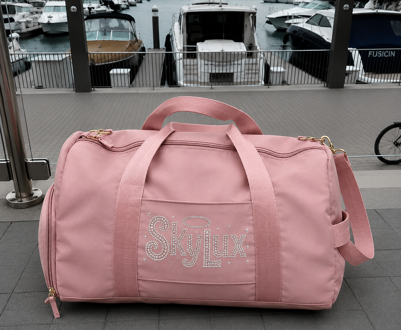 ANGEL GYM BAG-LIGHT PINK
