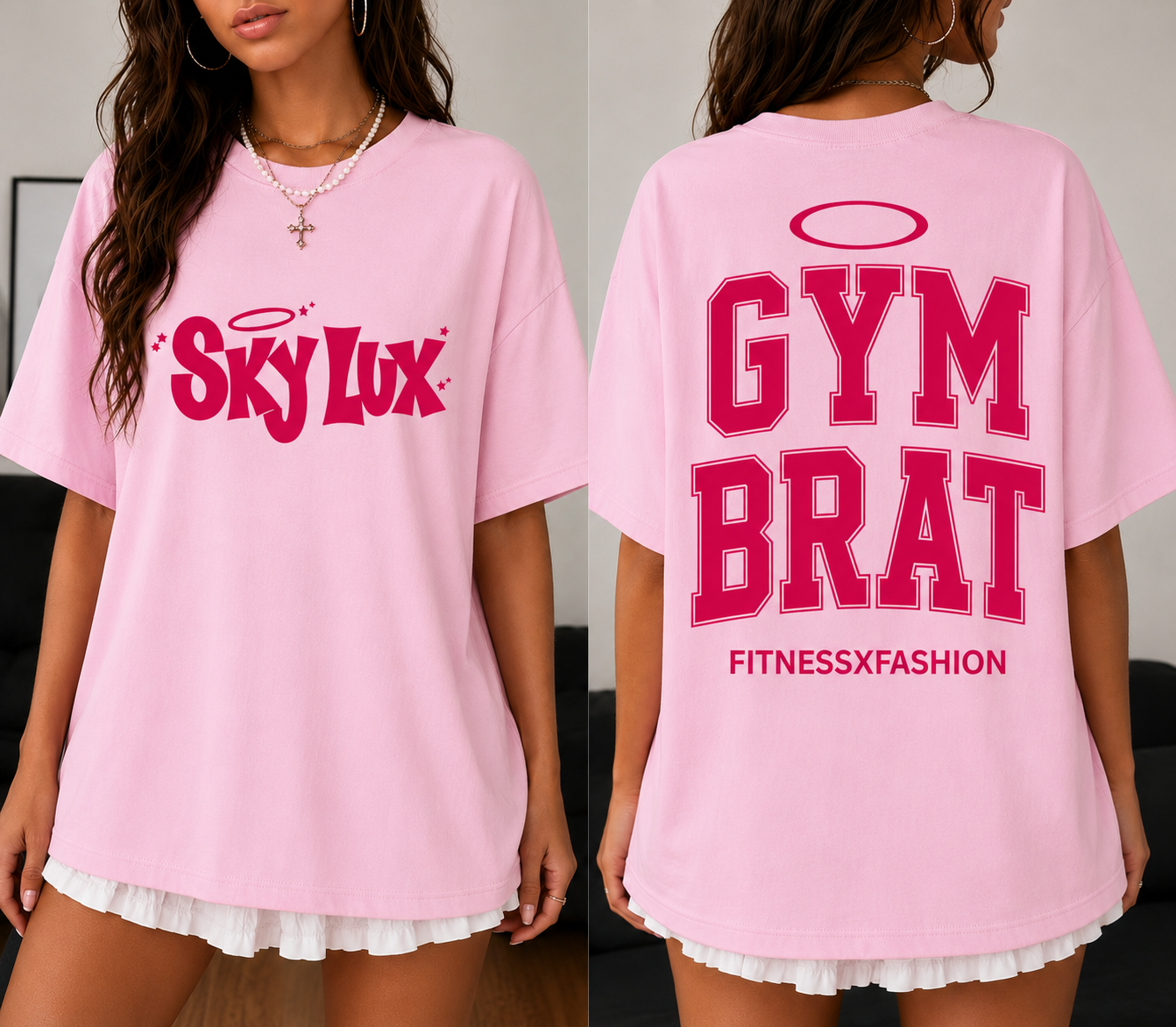 GYM BRAT SKY LUX TEE