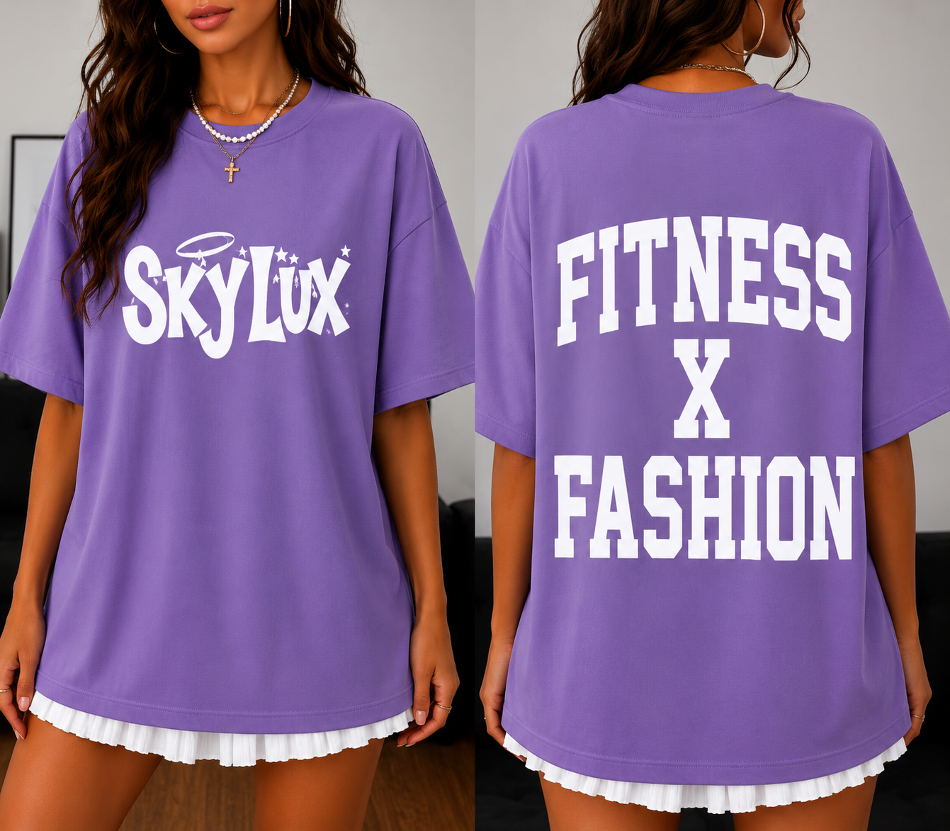 FXF SKY LUX TEE -LAV