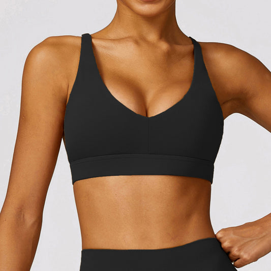 Jet Black Sculpt Sports Bra