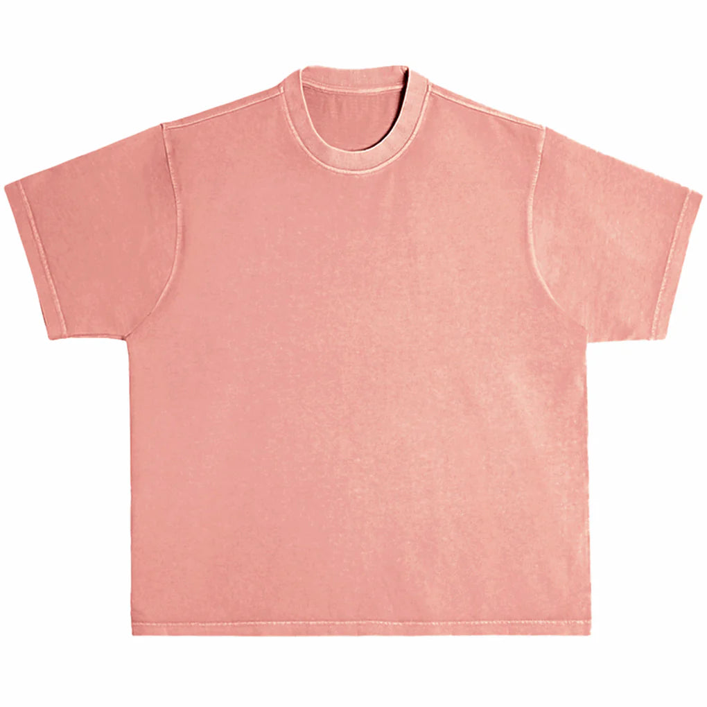 SALMON HEAVY WEIGHT TEE