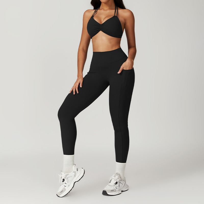 Bombshell Jet Black Leggings