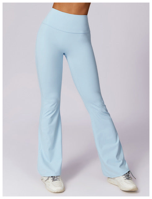 Light Blue Flared Leggings