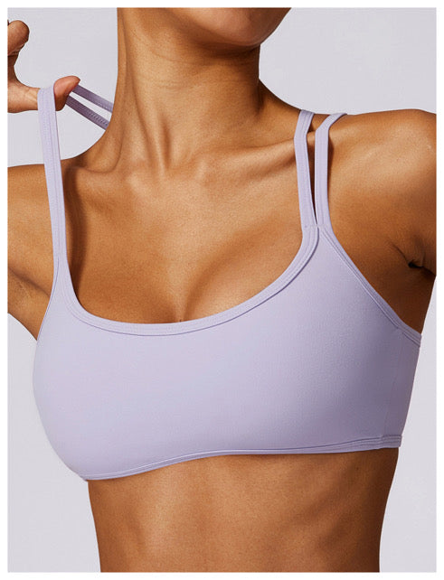 J’adore Lété Lavender Strap Sports Bra