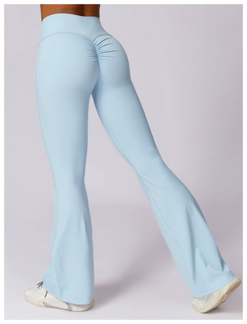 Light Blue Flared Leggings