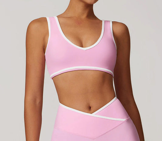 TWO-TONE SPORTS BRA