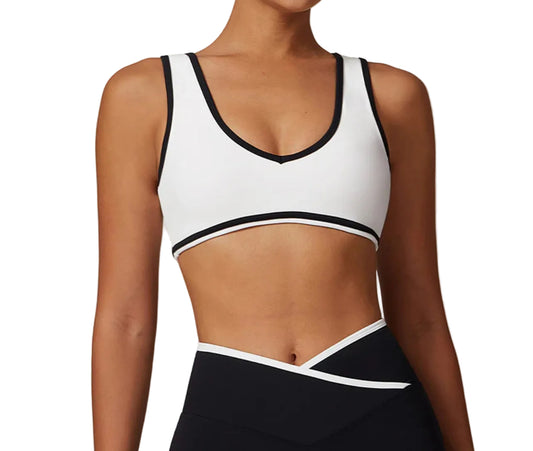 TWO-TONE SPORTS BRA