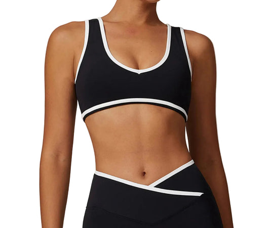 TWO-TONE SPORTS BRA