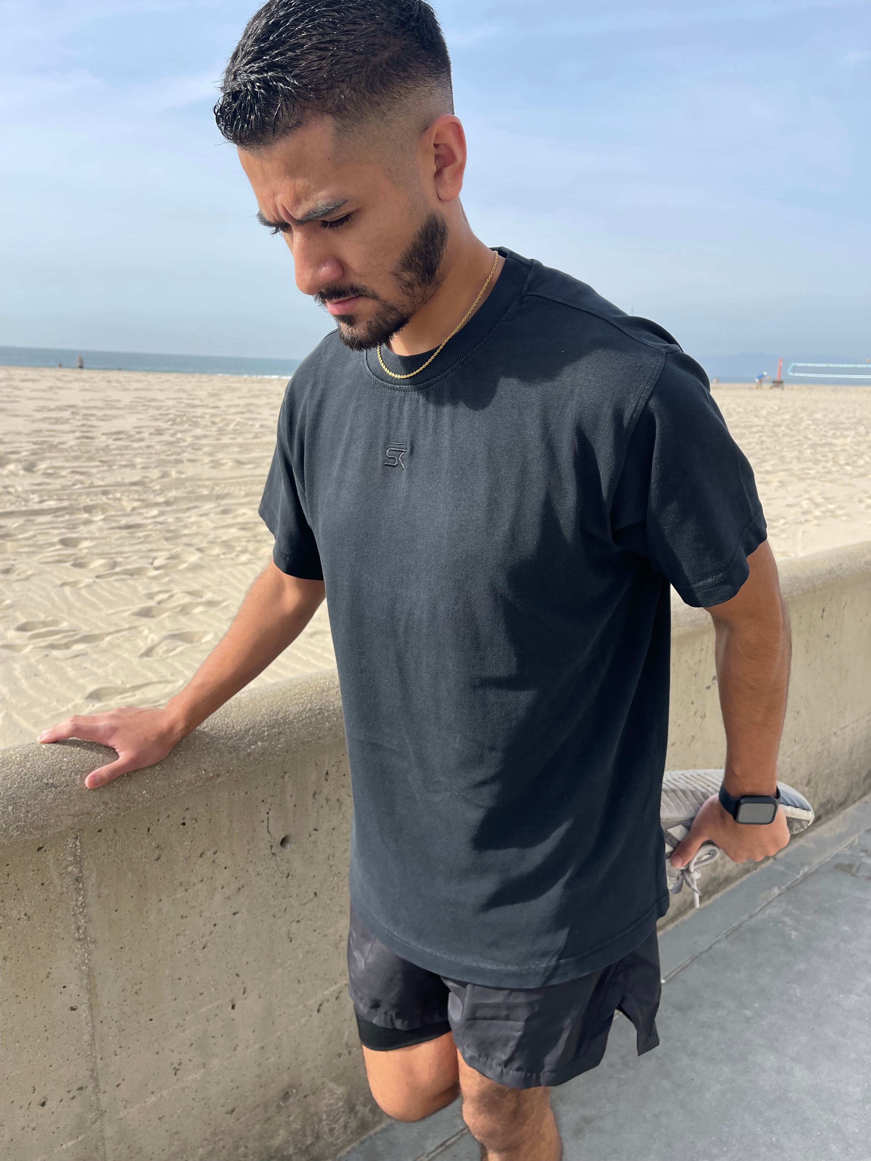 Black Heavy Weight  Garment Dye Pump Cover