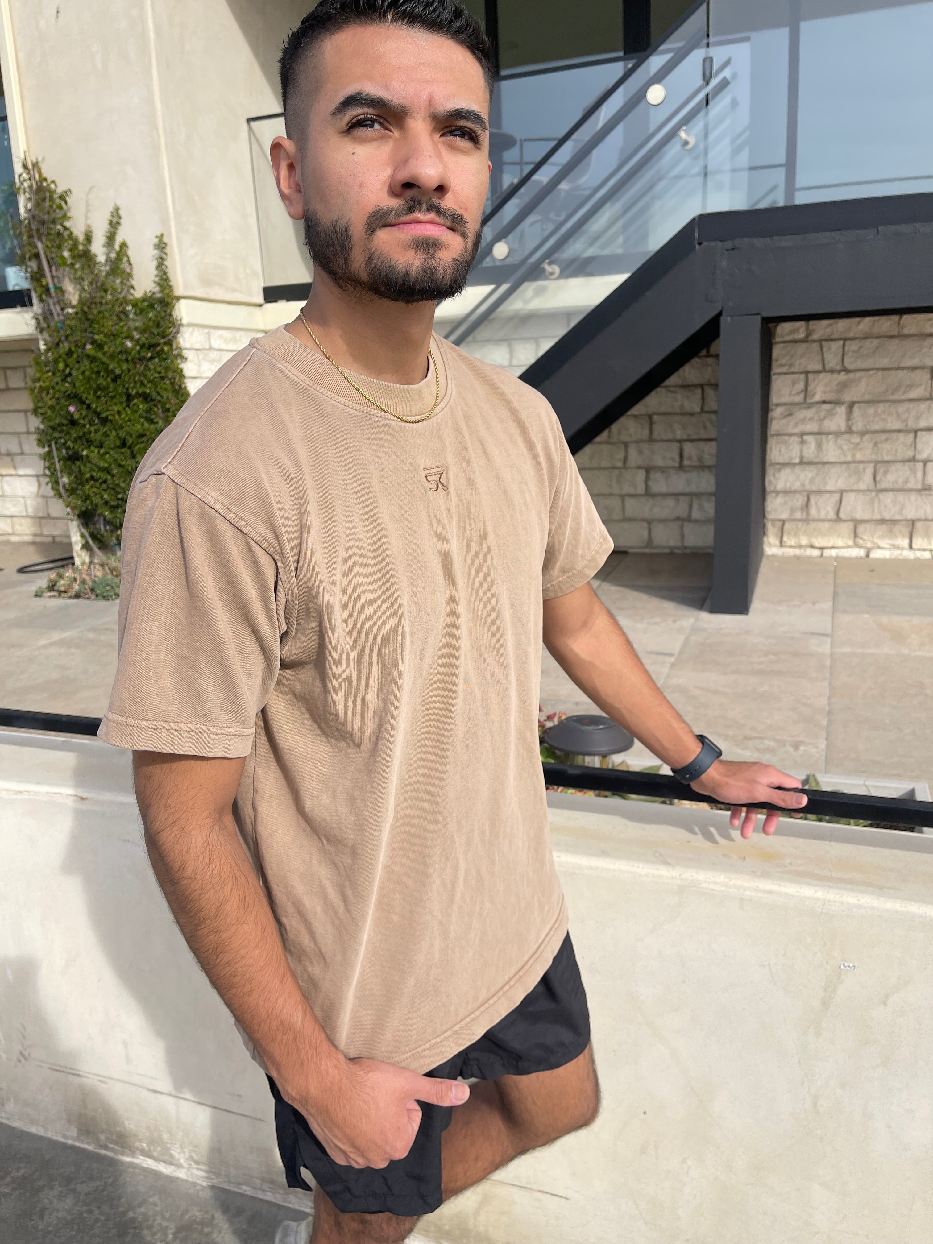 Sand Heavy Weight Garment Dye Pump Cover