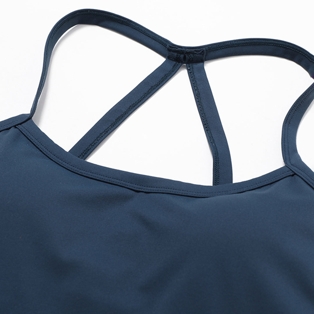 Navy Casual Sports Tank Top