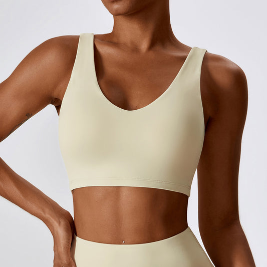 Apricot Earth Tone Sports Bra