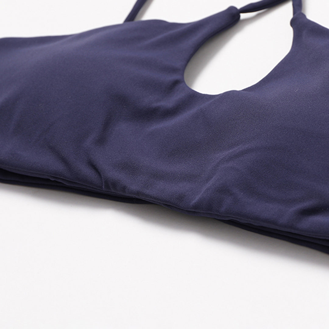 Navy Soft Girl Sport Bra