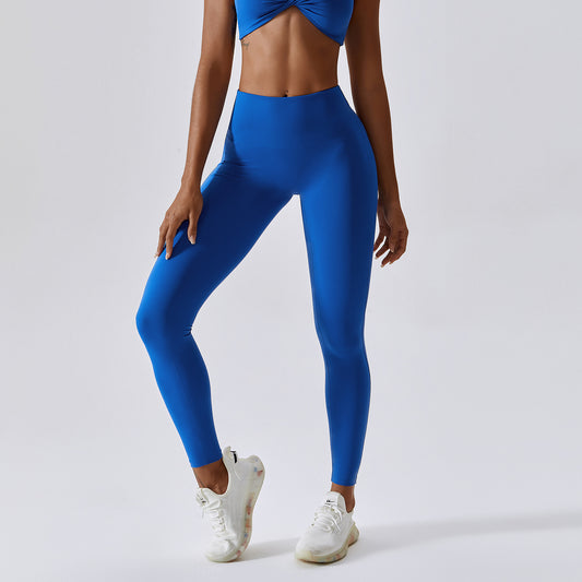 Royal Blue Sculpting High-Waisted Leggings