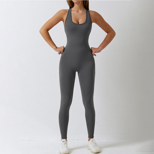 Grey Body Blend Long Body Suit