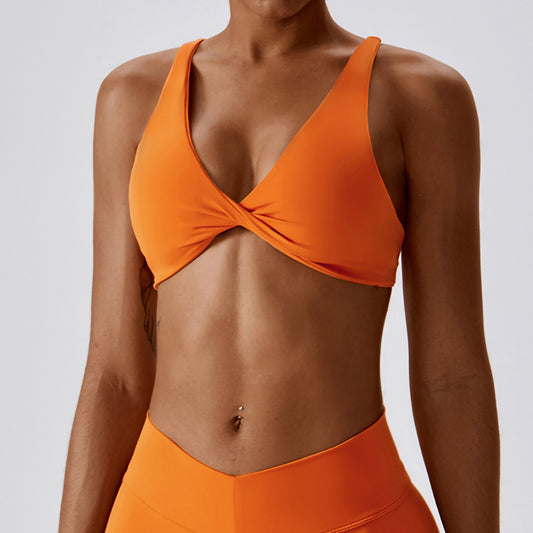 Open Back Twist Bra