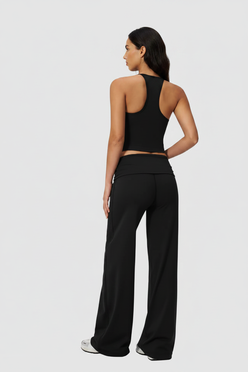 Back view with model face
