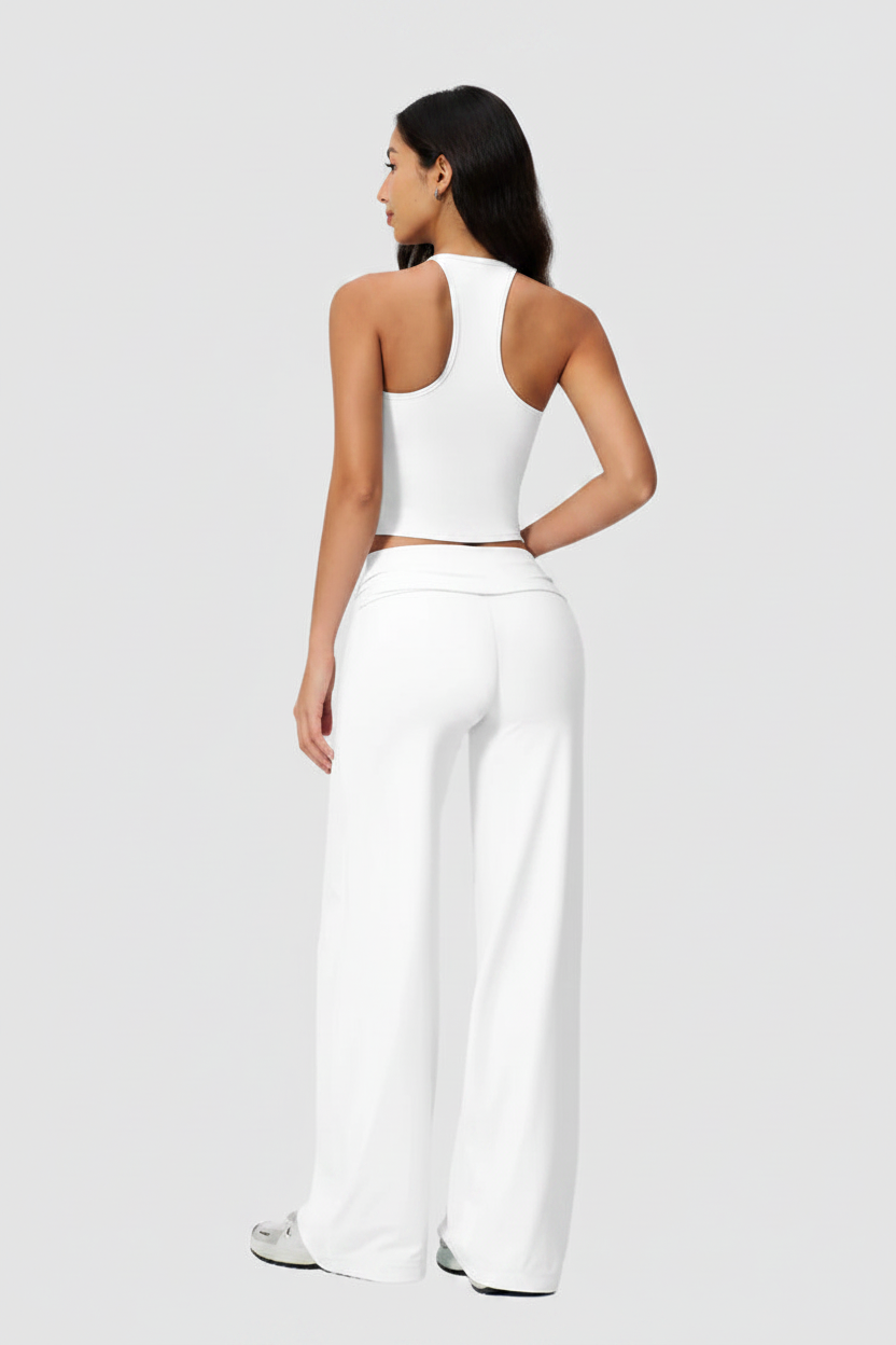Back view with model face