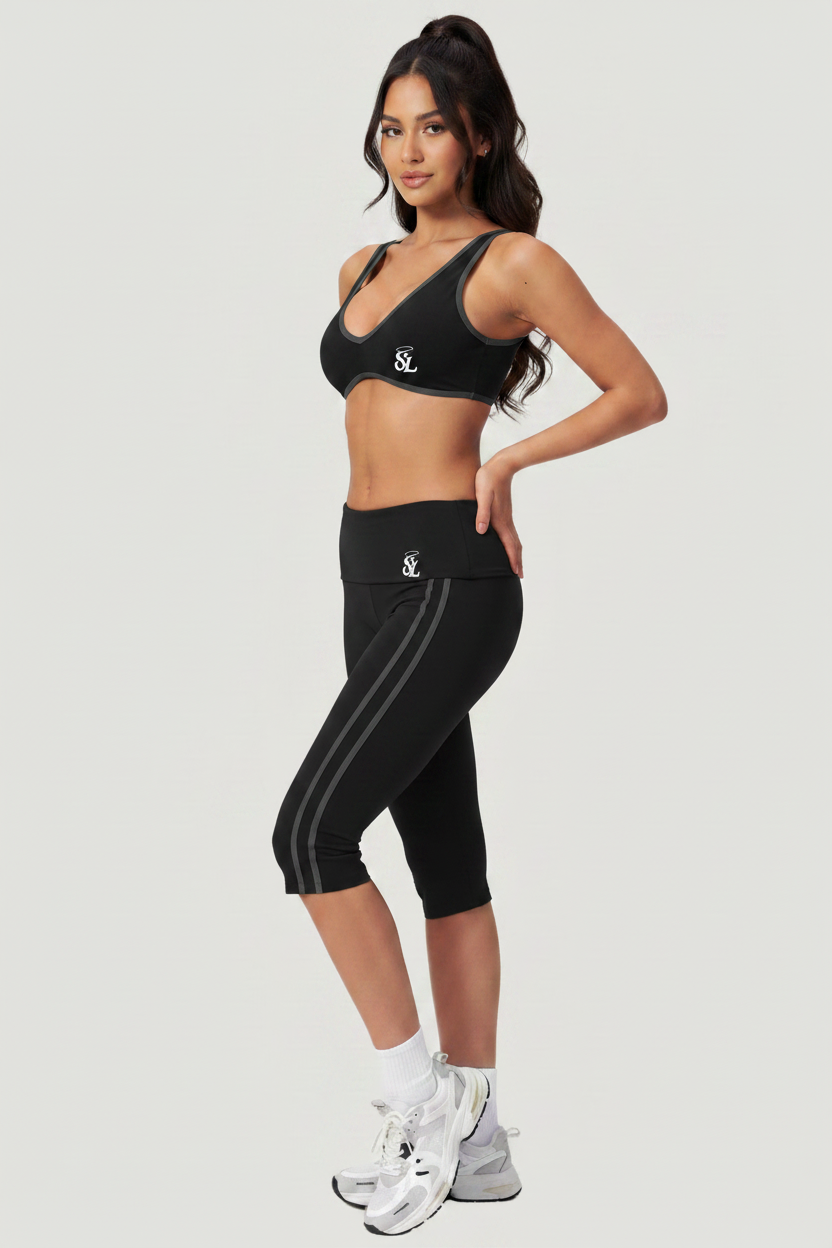 Black SL Activewear Set - With Model