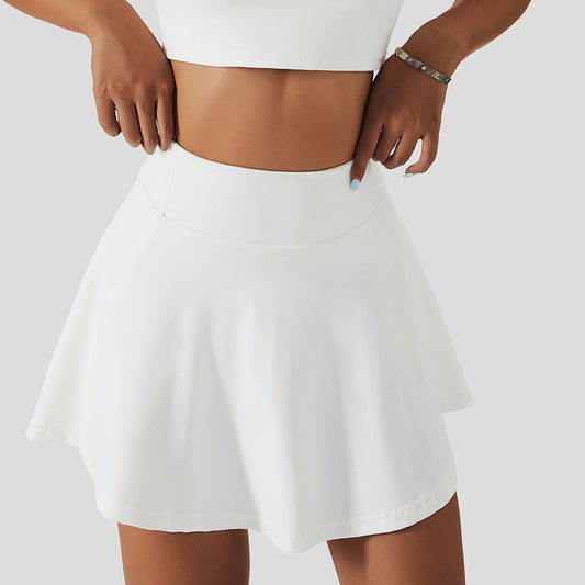 White Tee Time Sporty Skirt