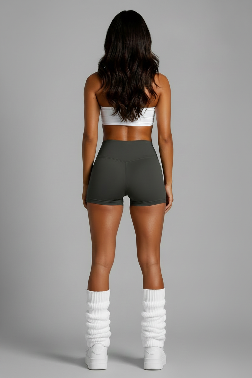 DOLL SHORTS - Dark Grey Back No Logo