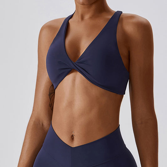 Open Back Twist Bra