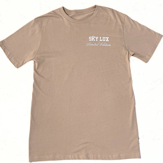 Exclusive Limited Edition Sky Lux Men's Sand T-Shirt