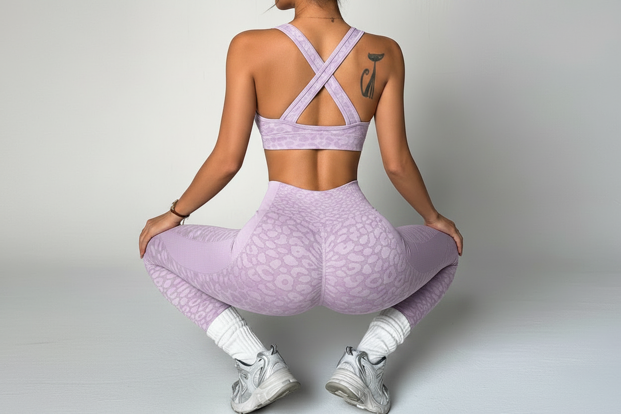 Lavender Cross-Back Set