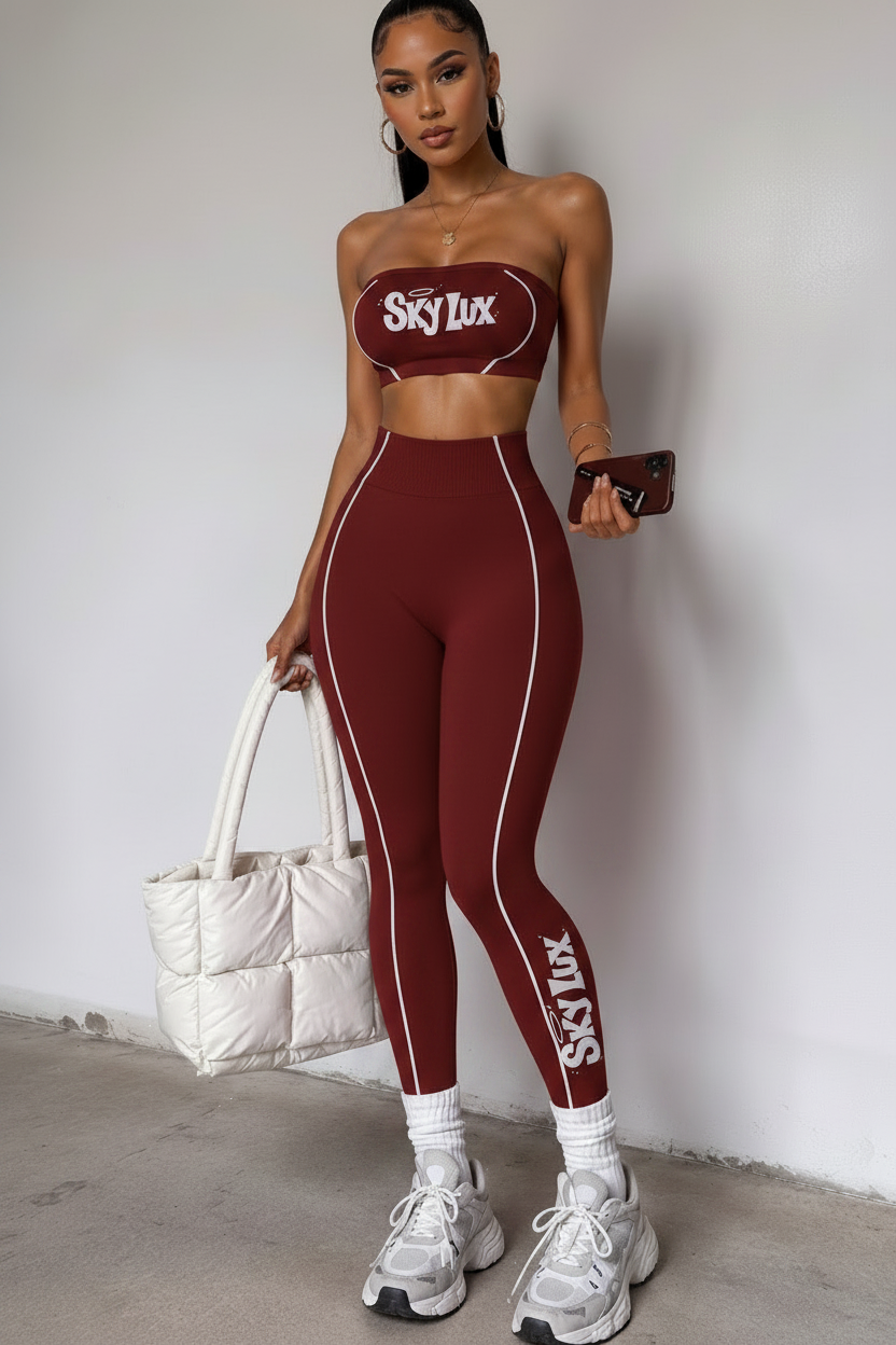 SkyLux Maroon Set